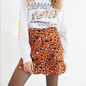 Urban Outfitters satin mini skirt